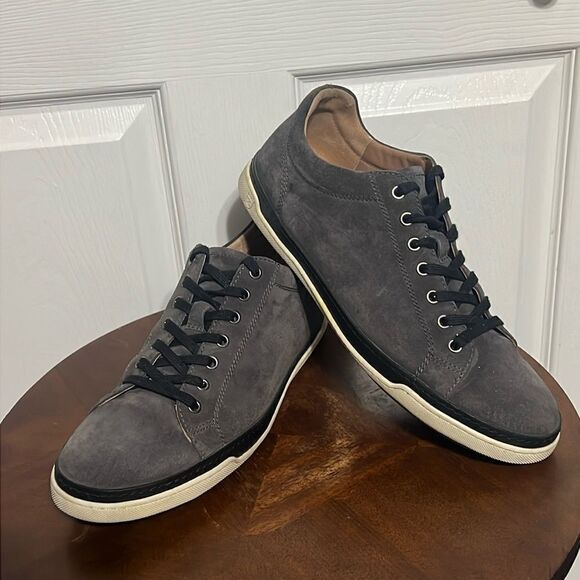 🔥🔥 ALLEN EDMONDS Porter Derby Sneaker Shoes Grey Size 10.5D PERFECT- #50993 - Picture 1 of 13